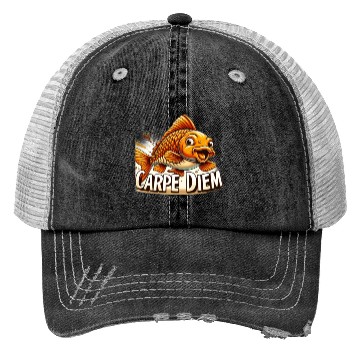 Discover Carpe Diem Trucker Hats