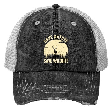 Discover Environment save nature wildlife Trucker Hats