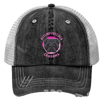 Discover Affenpinscher Grandma Monkey Terrier Dog Trucker Hats
