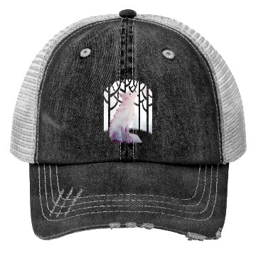 Discover Fox in the Snow Trucker Hats