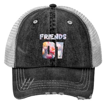 Discover best friends for 3 - Friends Trucker Hats