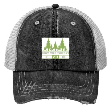 Discover May The Forest Be With You Trucker Hats