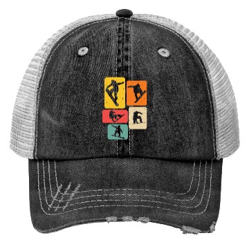 Discover Snowboarding Gift For Snowboarders Trucker Hats