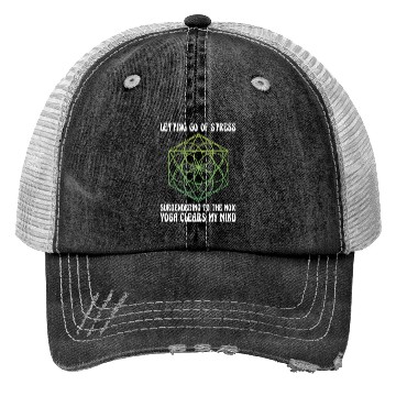 Discover Yoga Clears The Mind Trucker Hats