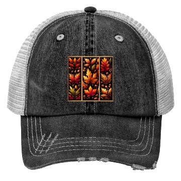 Discover The elements of autumn Trucker Hats