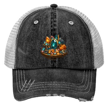 Discover Lapidary Artist Gemstone Stone Collecting Stone Trucker Hats