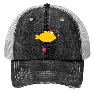 Discover Santa Fish Trucker Hats