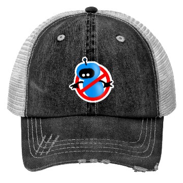 Discover Not My Robot - Circle Logo Trucker Hats