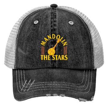 Discover Mandolin Trucker Hats, Mandolin The Stars Trucker Hats, Gift For
