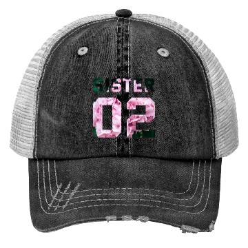 Discover COUPLE FLOWER SISTER 02 Trucker Hats