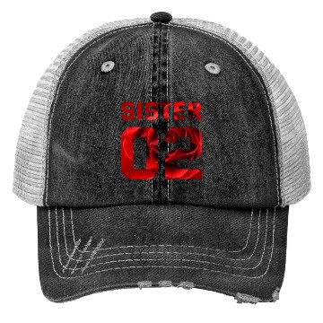 Discover COUPLE FLOWER SISTER 02 Trucker Hats