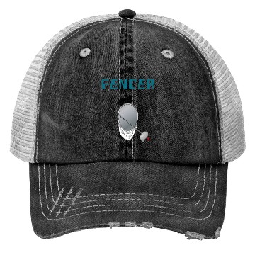 Discover Fencer fencing sport game Trucker Hats