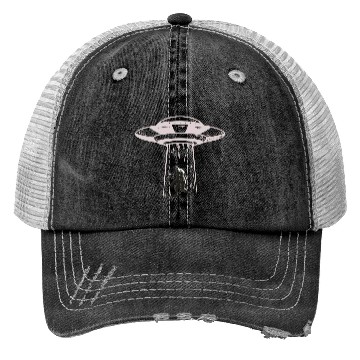 Discover Bigfoot Ufo Abduction Alien Trucker Hats