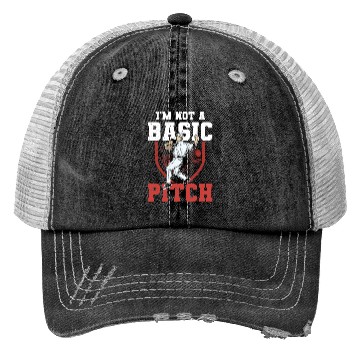 Discover Funny Baseball Pitcher Trucker Hats