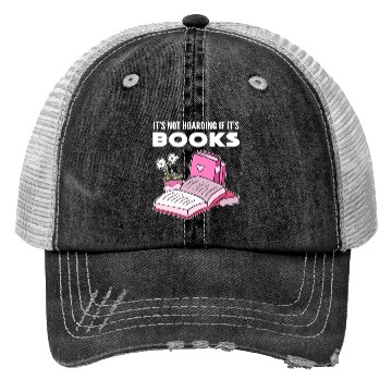 Discover Hoarding Books Librarian or Historian Gift Trucker Hats