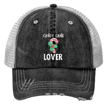 Discover Candy Cane Lover Christmas Peppermint Candy Canes Trucker Hats