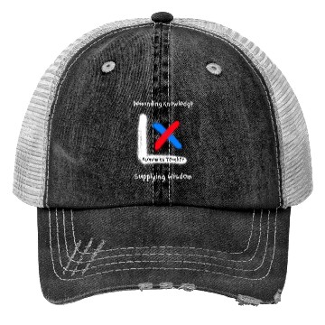 Discover Demand Knowledge, Supply Wisdom Economics Teacher Trucker Hats
