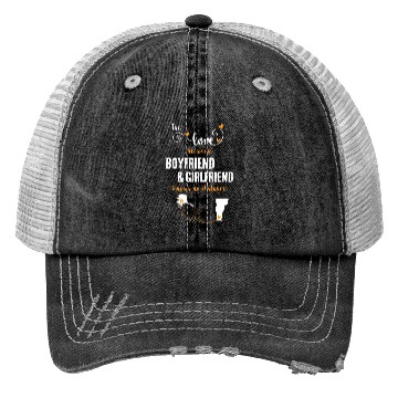 Discover Love Between BF And GF Alaska To Vermont Gift Trucker Hats