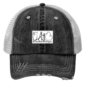 Discover Beer+Hike+Michigan Trucker Hats