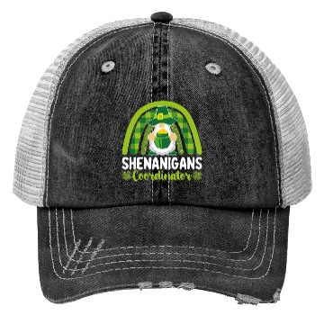 Discover Shenanigans Coordinator Gnomes St Patrick's Day Trucker Hats