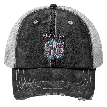 Discover New York Christmas Spirit Trucker Hats