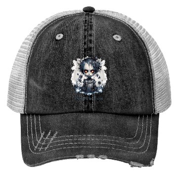 Discover Gothic Girl Saying Normal is an Illusion Trucker Hats