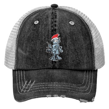 Discover 25 Hour Holiday Radio Show robot solo Trucker Hats