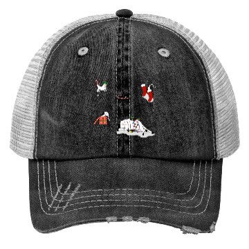 Discover Holidays are Exhausting. Merry Christmas! Trucker Hats