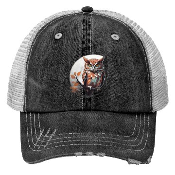 Discover Pastel_Owl Trucker Hats
