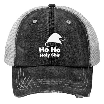 Discover Ho Ho Ho Surprised Santa Trucker Hats