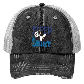 Discover Sleep Panda Trucker Hats