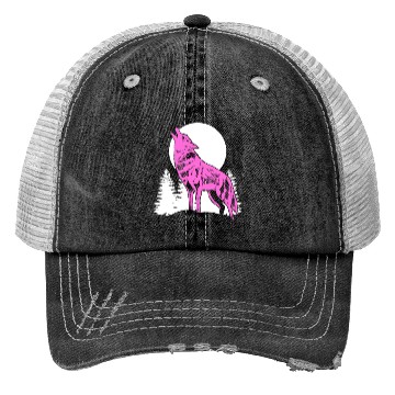 Discover Mountain Wolf Furry Owner Gift Trucker Hats