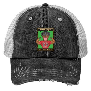 Discover Rottweiler Logic Trucker Hats