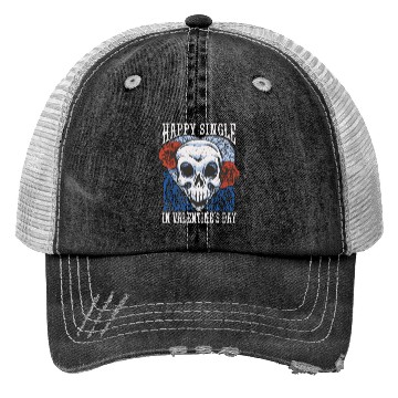 Discover Solo Skull Valentine's Trucker Hats