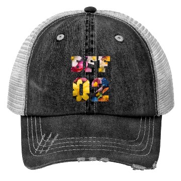 Discover Flower Best Friends for 3 - BFF 02 Trucker Hats