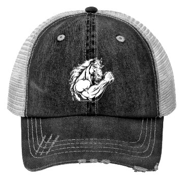 Discover Workout Gym Horse Trucker Hats