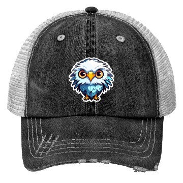 Discover Eagle Bird Illustration Trucker Hats