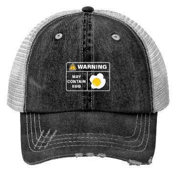 Discover Fried Egg Lover Funny Foodie Trucker Hats