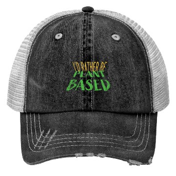 Discover I d rather be plant based vegetarian lifestyle Trucker Hats