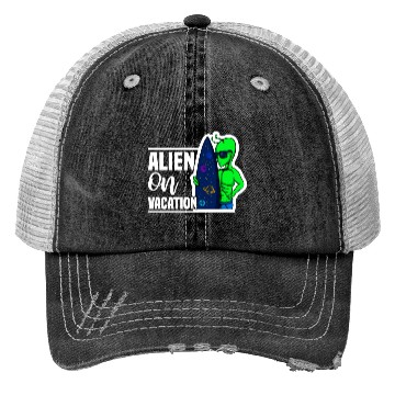 Discover Alien, Aliens, UFO, UAP, Space Unknown Flight Trucker Hats
