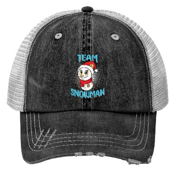Discover Winter Time Team Snowman Snowmen Snow Lover Trucker Hats