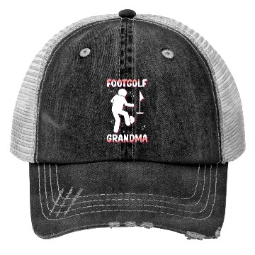 Discover Footgolf Grandma Footgolfer Player Trucker Hats