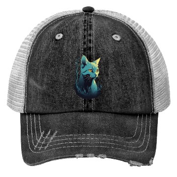 Discover Cat design, a unique design for cat lovers Trucker Hats
