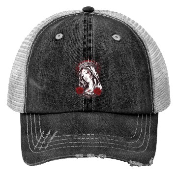 Discover Virgin Mary Trucker Hats
