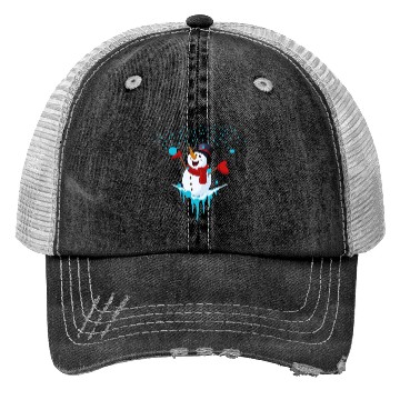 Discover Snowman Trucker Hats