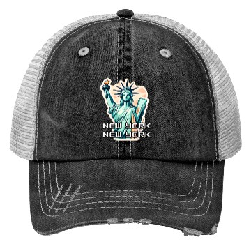 Discover New York - Statue of Liberty Trucker Hats
