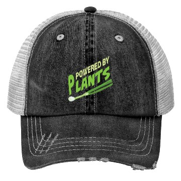 Discover Powered By Plants Trucker Hats