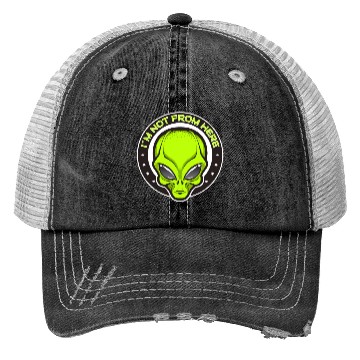 Discover Alien, Aliens, UFO, UAP, Space Unknown Flight Trucker Hats