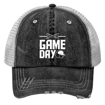Discover Game Day Funny Baseball Gift Trucker Hats