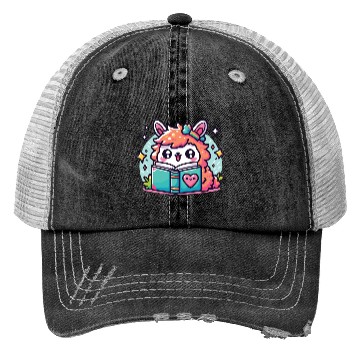 Discover Little Cute Llama Trucker Hats